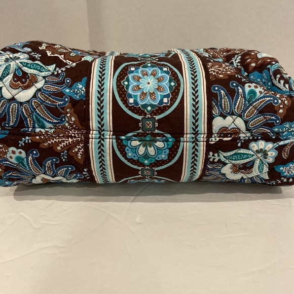 NWOT Vera Bradley Java Blue Plastic Lined Cosmetic Case - Picture 4 of 6